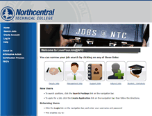 Tablet Screenshot of ntc.peopleadmin.com