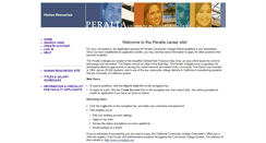 Desktop Screenshot of peraltaccd.peopleadmin.com